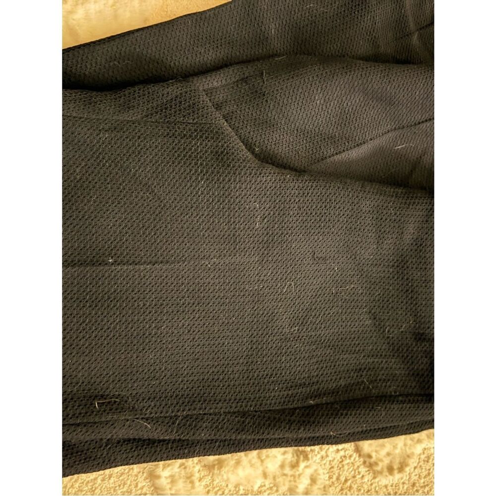 Armani collection Black Textured pants with Branded Tag - Picture 1 of 5